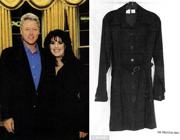 Monica Lewinsky Ditawari US$1 Juta untuk Gaun yang Keciprat DNA Clinton